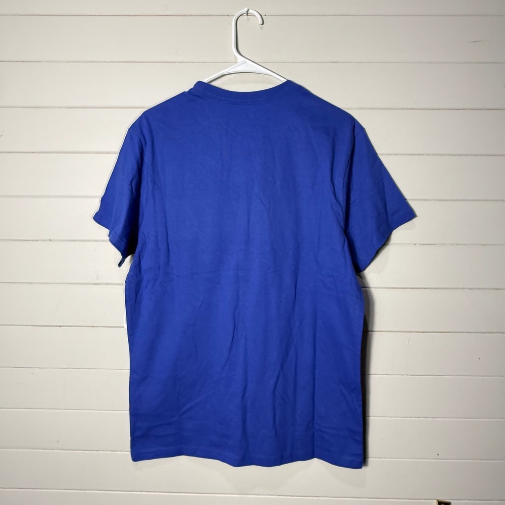 Champion Kansas Jayhawks‎ T-Shirt Mens Medium Royal Blue Collegiate - Picture 3 of 6